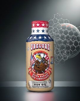 UBELUBE Ultra Badass ECO LUBRICANTS ™ Ultra Performance Gun Oil Powered by BOROGRAPHENE ™ - 4oz
